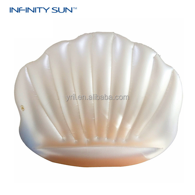 150cm hot sale adult white color inflatable shell water float