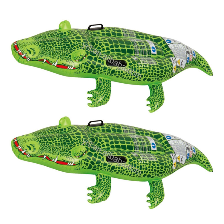 Children's Swimming Float Animal Toy Swimming Pool Float Crocodile Design Rider Inflatable Baby Float Swimming Rider