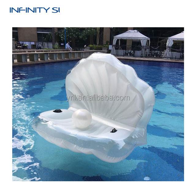 150cm hot sale adult white color inflatable shell water float