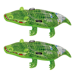 Children's Swimming Float Animal Toy Swimming Pool Float Crocodile Design Rider Inflatable Baby Float Swimming Rider