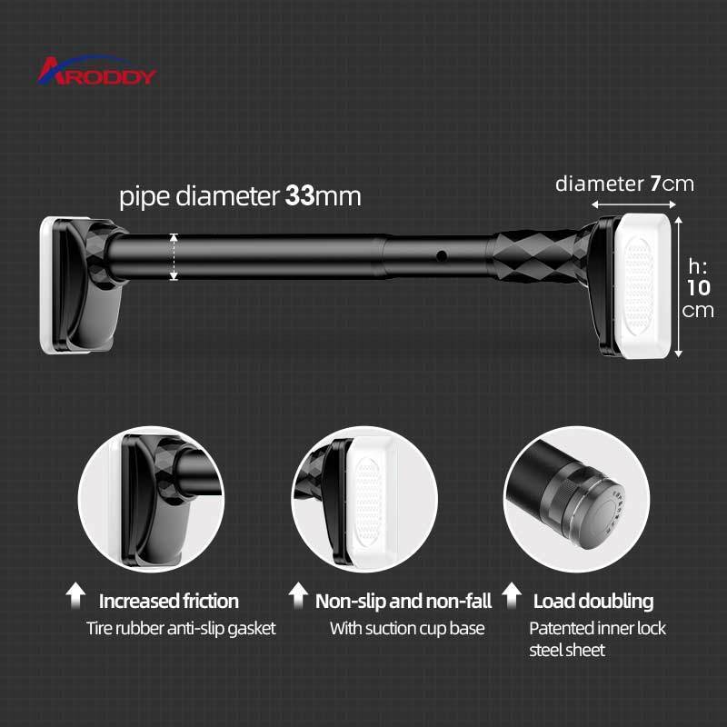 Yarun Home Decoration Curtain Rods High Quality Adjustable Extender Closet Hanging Rods