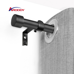 ARODDY 18"-28" Carbon Steel Curtain Extendable Rod No Drilling Tension Curtain Pipe Telescopic Adjustable Curtain Rod