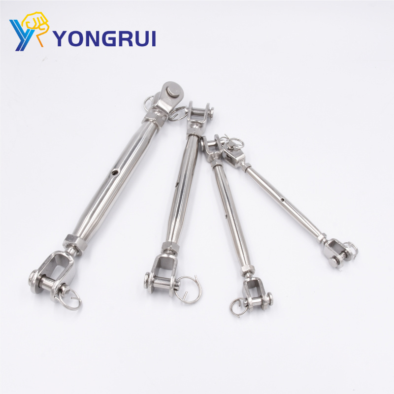 Heavy Duty 304 Stainless Steel Closed Body Turnbuckle Cable Wire Tensioner Steel Cable Tightener