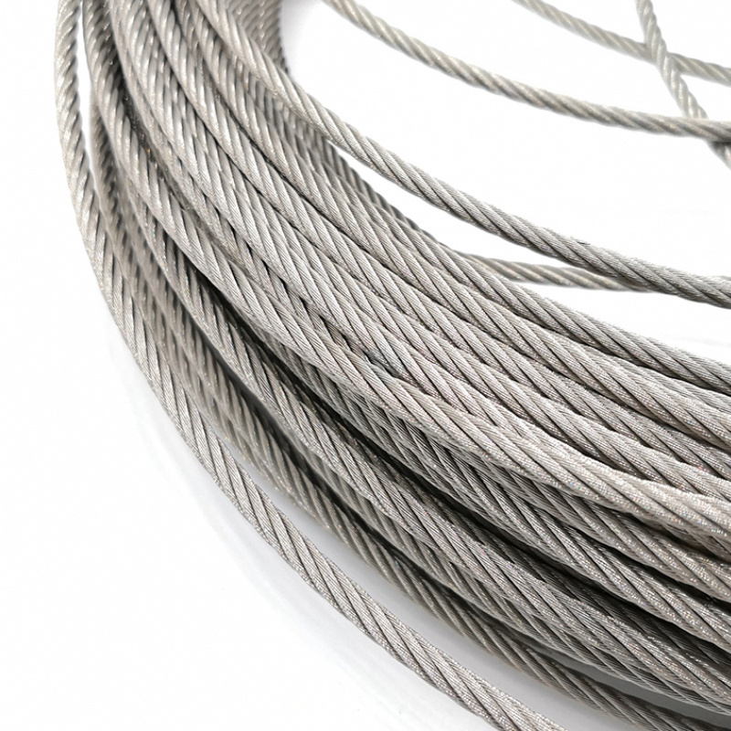 Factory Wholesale 1.5mm-20mm Customization Low Carbon 304 Stainless Steel Wire Rope