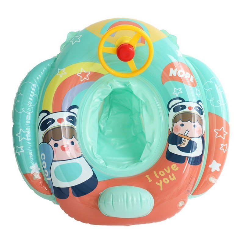 YongRong factory Children's steering wheel seat ring infant seat ring inflatable water swimming ring