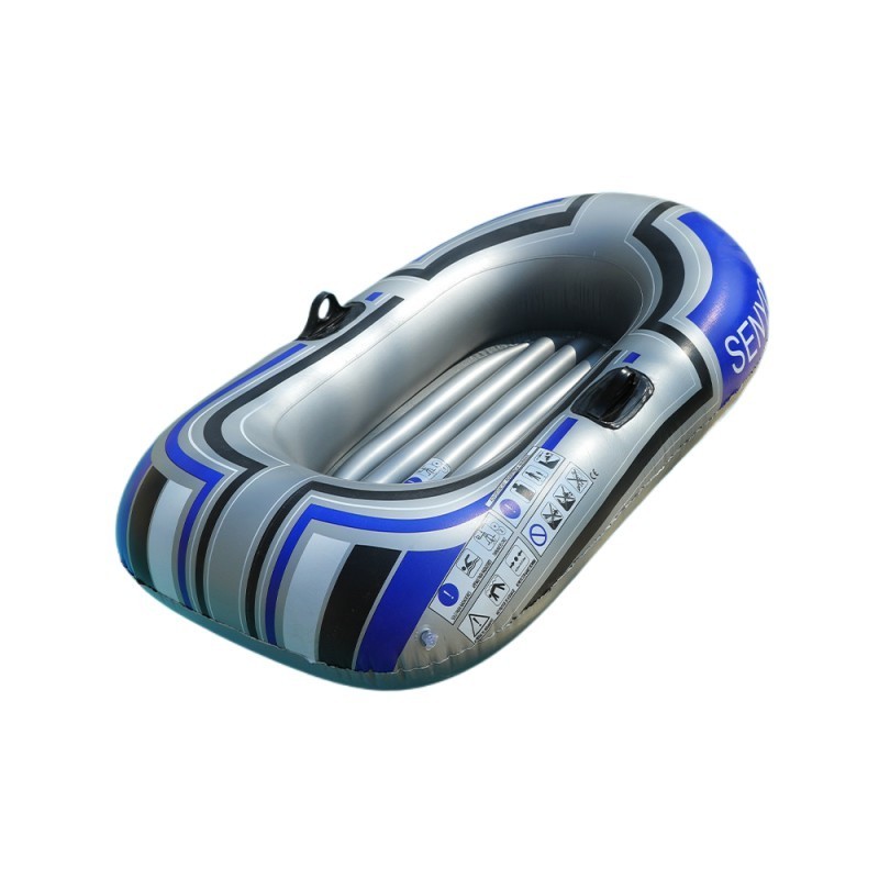 YongRong factory PVC kayak Rubber dinghy thick folding machine boat thickened one person inflatable fishing boat