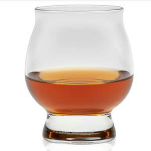 8 oz Lead Free Crystal Handblown BOURBON TRAIL WHISKEY GLASS