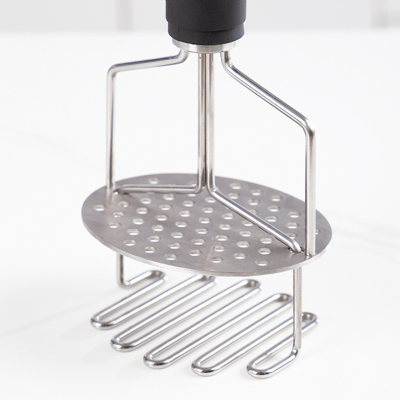 Stainless Steel Double-Layer Manual Potato Masher: A Versatile Kitchen Tool