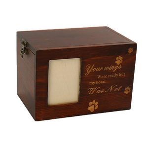 Solid Wood Pet Cremation Urn: Dignified Resting Place for Beloved Dogs and Cats