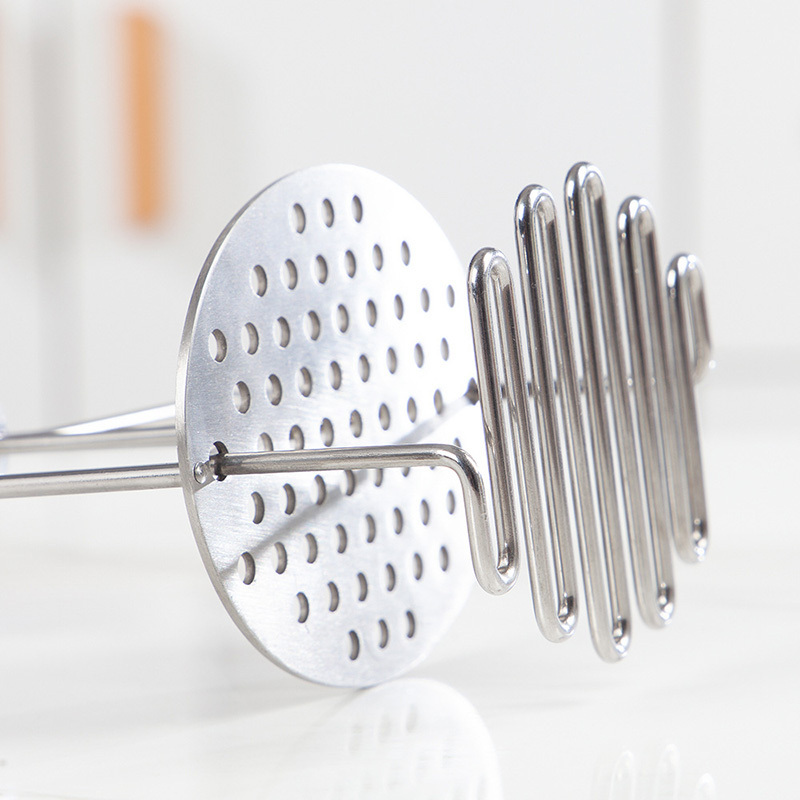 Stainless Steel Double-Layer Manual Potato Masher: A Versatile Kitchen Tool