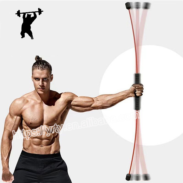 Workout Muscle Training Arobic Exercise Elastic Bar Weight Loss Felix stick Tremor Swing Rod