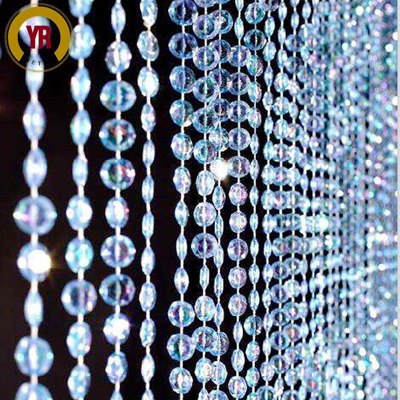 Acrylic Crystal beaded curtain for blinds partition decoration