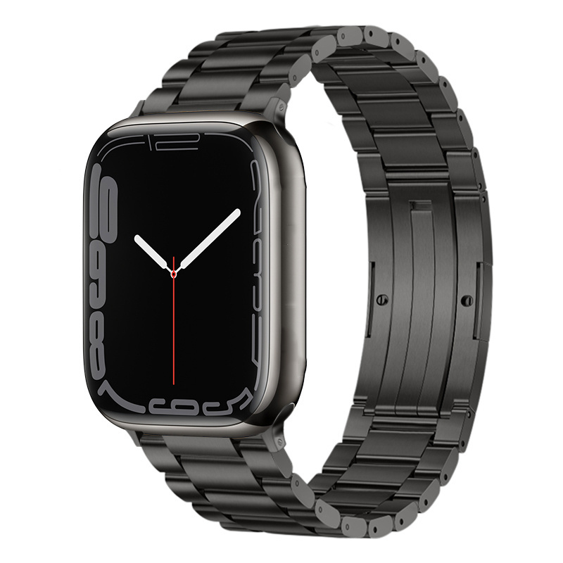 Light Weight Titanium Steel Metal Bracelet Men Watch Strap For Smart Watch Ultra 49mm Luxury Band For Iwatch Se Series 7 8 45mm