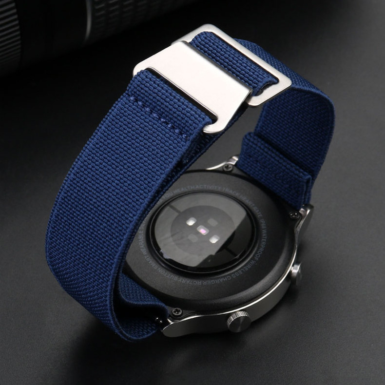 High Quality Marine French Force DNC Strap Watch Band 20mm 22mm Stretch Elastic Parachute Watch Strap