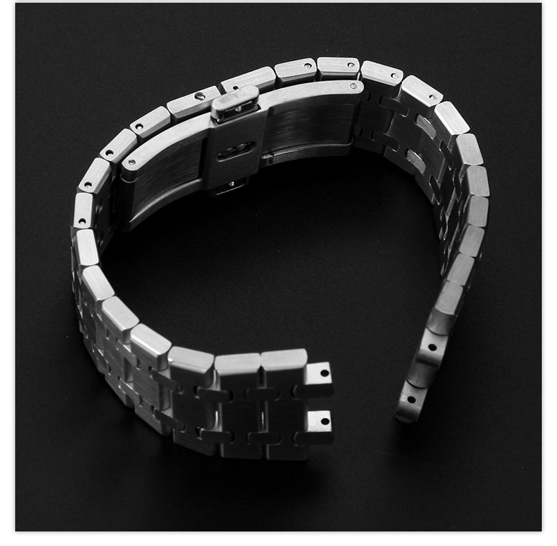 High Quality Luxury Watch Accessories Steel Watch Band 316L Stainless Steel watch Bracelet 26mm For AP 15400 15500 Watchstrap