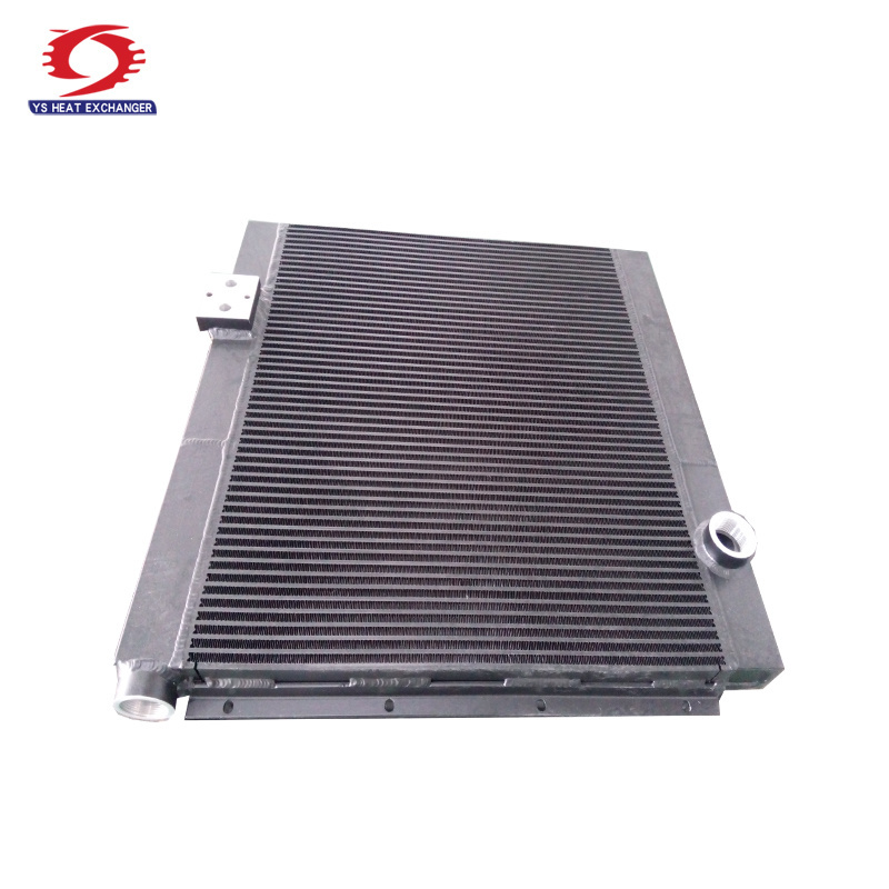 china aluminum brazed plate bar air cooled aftercooler for blower