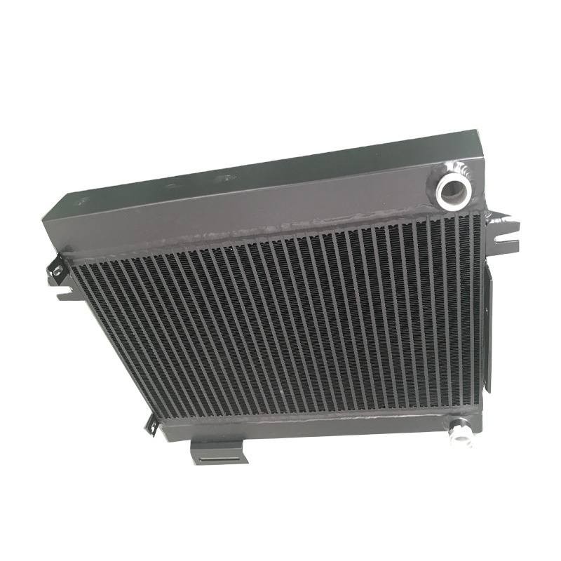 aluminum bar plate fin charge air cooler with fan