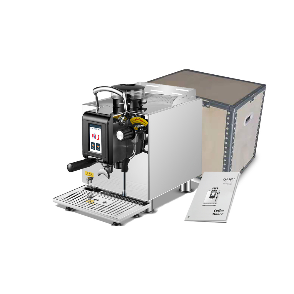 Ysele Lever Ce Gs Rohs Fully Automatic Comacial Espresso Latte Coffee Machine Commercial With Grinder Milling