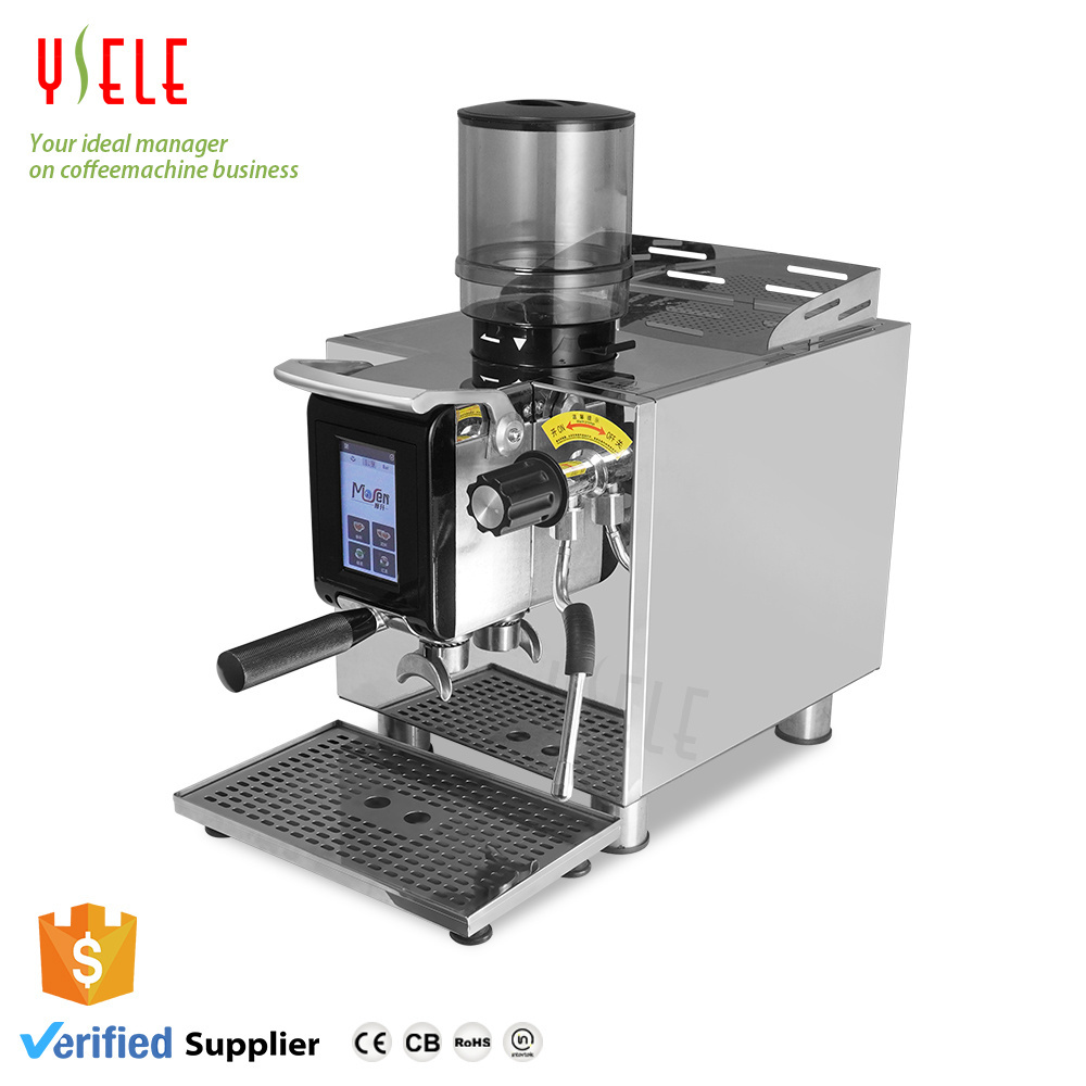 Top Sale Self Stainless Steel Maker Dual Boiler Espresso Price Barista Cappuccino Coffee Machine Commercial