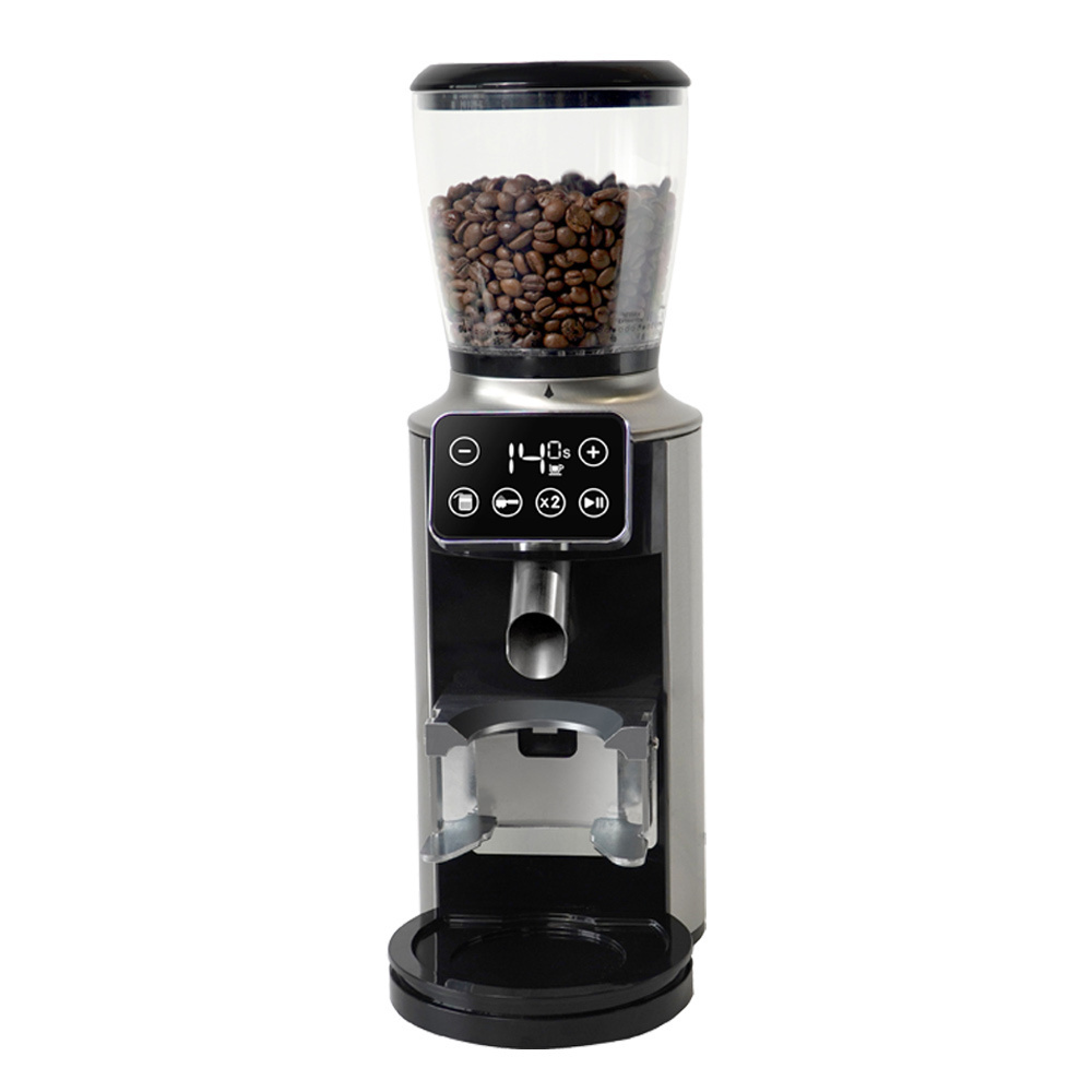 2022 stainless steel burr electric blade coffee grinder with adjustable settings coffee grinders maker drop shipping