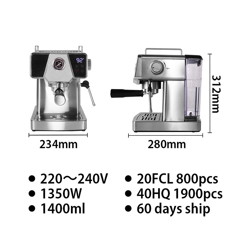 20 bar commercial brevile devisib e61 lever small semi automatic single group espresso coffee machine