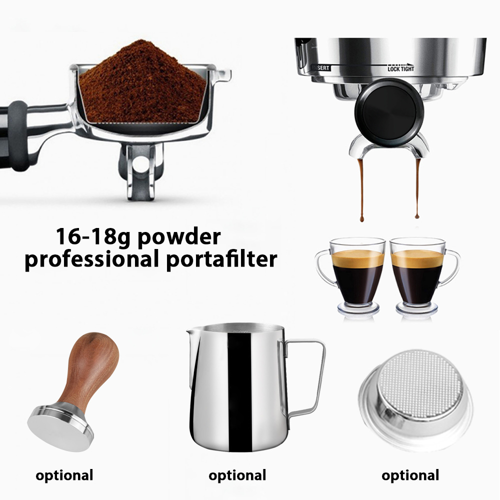 Titanium Multifunction Electric Borosilicate Espresso machine Coffee maker