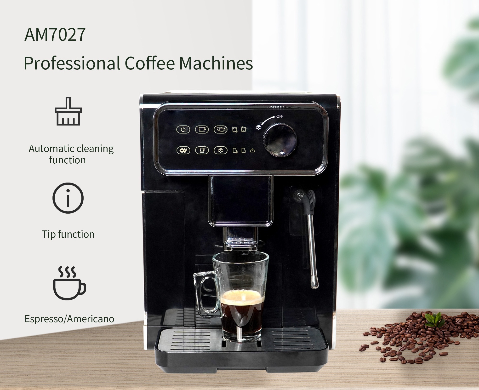 Automatic Coffee Machine Professional Semi-Auto Espresso Coffee Machine Touch Screen Automatic Coffee Machine With Grinder