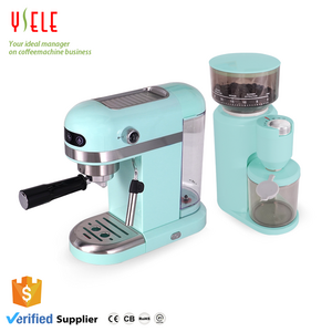 With Grinder Machine Automatic With Milk Cooler Skd Dl-Kf1061 Funnel Coffee Makers Espresso Machines