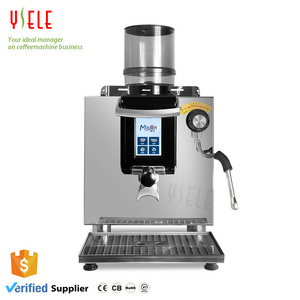 Top Sale Self Stainless Steel Maker Dual Boiler Espresso Price Barista Cappuccino Coffee Machine Commercial