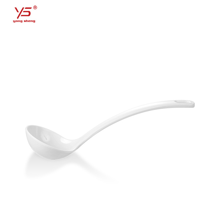 Yongsheng Eco-friendly imitation porcelain big plastic spoon,plastic spoon long,plastic cooking spoon