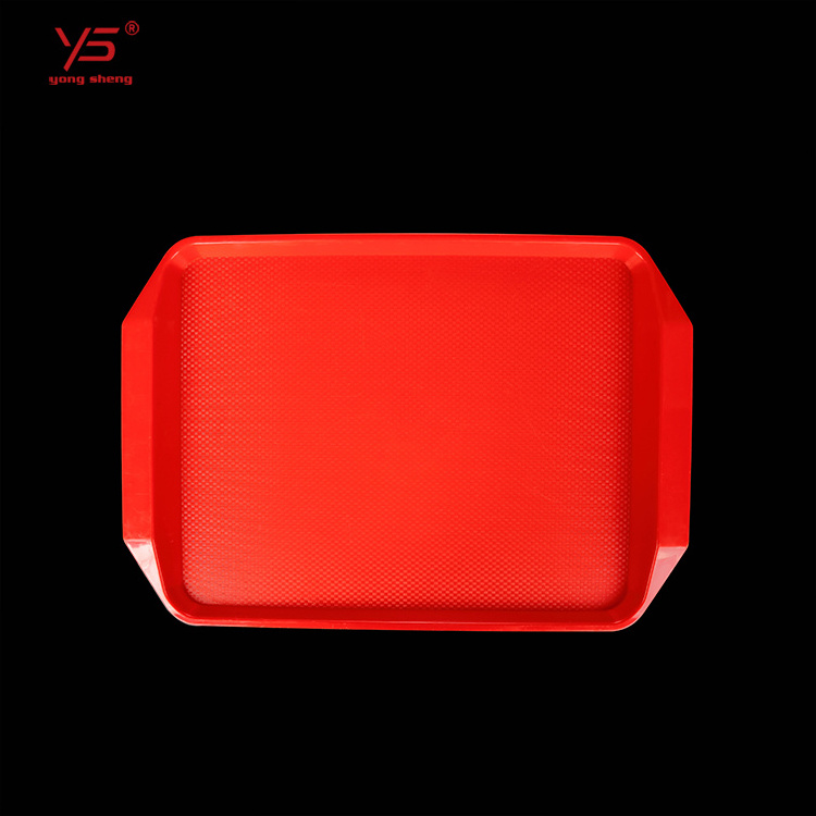 OEM welcome unbreakable restaurant modern tray handle,non slip rectangle drinks tray,portable communion tray