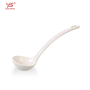 Yongsheng Eco-friendly imitation porcelain big plastic spoon,plastic spoon long,plastic cooking spoon