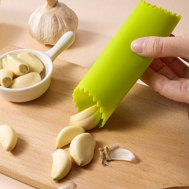 Kitchen Garlic Tube Silicone Garlic Peeler/Garlic Peeler Silicone Roller/Garlic Peeler Silicone Vegetable Tools