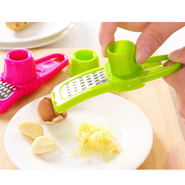 Eco-friendly simple multi-function kitchen hand tool grinder garlic ginger press crusher