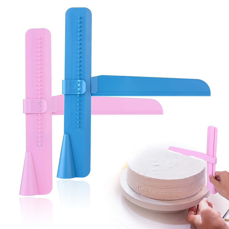 Cake decorating smoother adjustable fondant spatulas cake smoother scraper tool