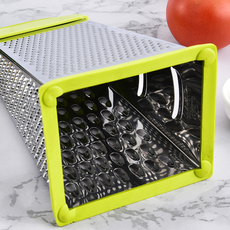 Multifunctional four-sided slicer & cheese grater kitchen grater mini cheese grater