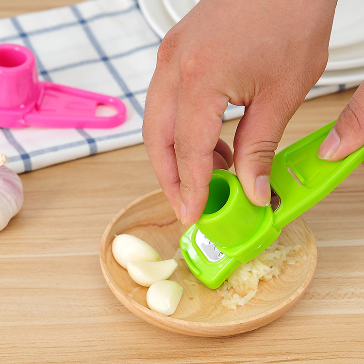 Eco-friendly simple multi-function kitchen hand tool grinder garlic ginger press crusher