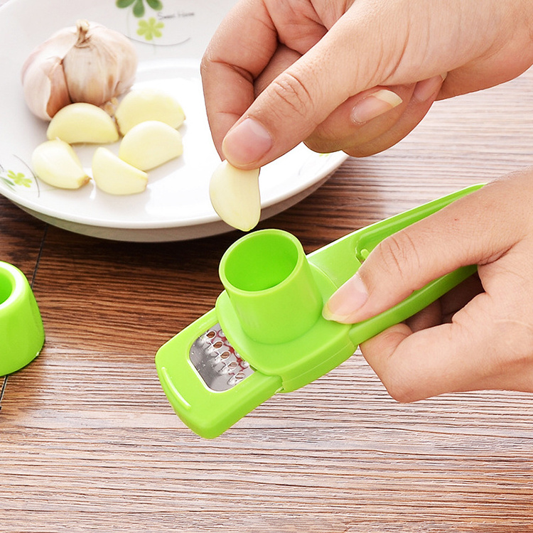 Eco-friendly simple multi-function kitchen hand tool grinder garlic ginger press crusher