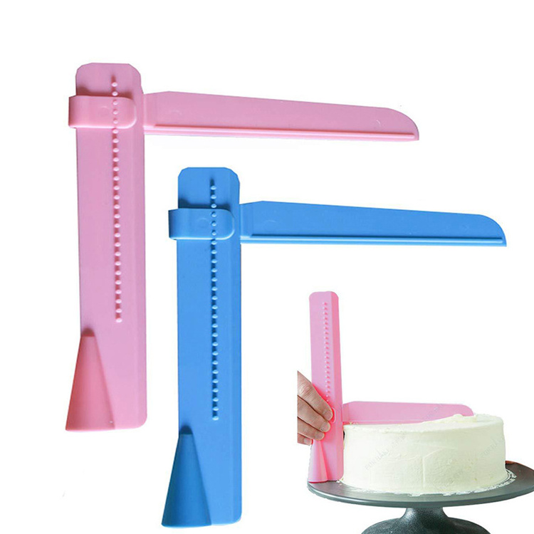 Cake decorating smoother adjustable fondant spatulas cake smoother scraper tool