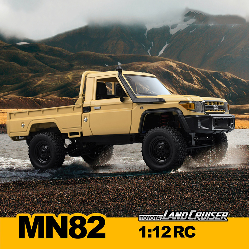 MN-82 RC Model Hobby RC Car 1:12 Scale 2.4Ghz 4WD Land Cruiser Off-road Vehicle Speed Control  Radio Control Car Toy