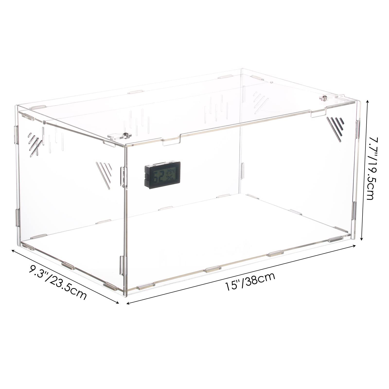 Wholesale Acrylic Display Box Custom Acrylic Reptile Terrarium Reptile Breeding Box