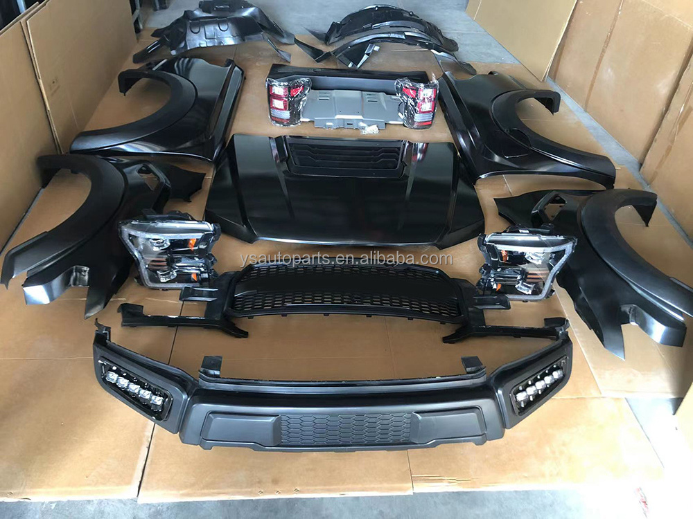 Good quality 2012-2021 Ranger change to 2018 F150 Raptor body kit