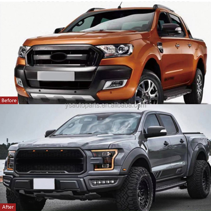 Good quality 2012-2021 Ranger change to 2018 F150 Raptor body kit