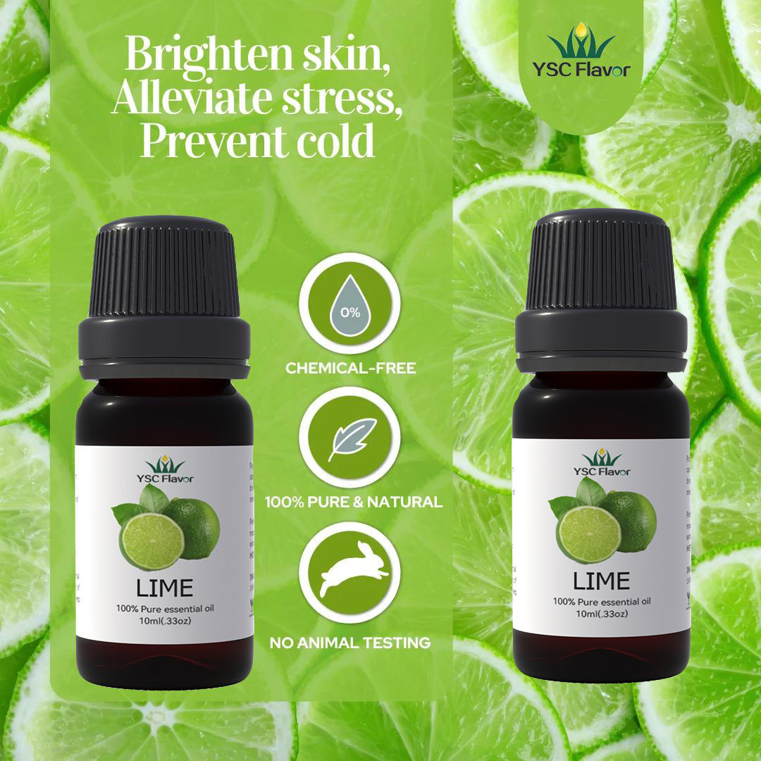 Wholesale  organic 100% pure scented oil lime fragrance perfume essential oil