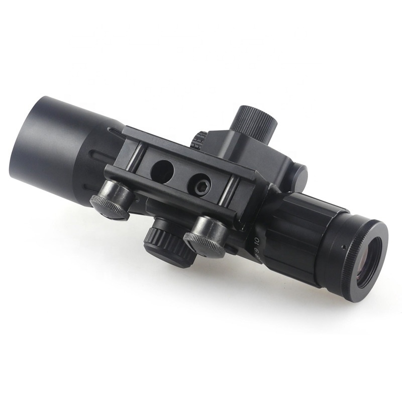 YSC 2.5-10x40 IR Optic Scope Red Illuminated With Red Laser Sight 40mm Hunting Scope