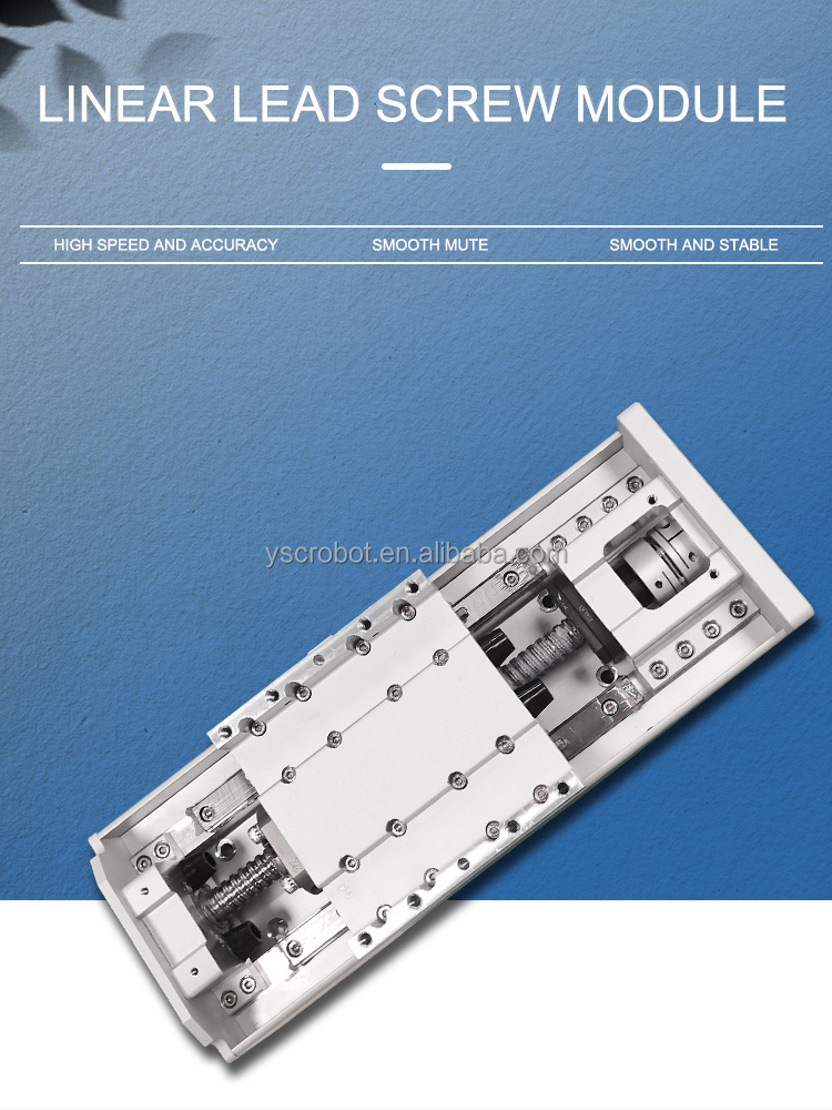 YTS Series Aluminum Linear Module Dual Axis Linear Guide Travel Length Ball Screw Module Guide Rail Linear Motion