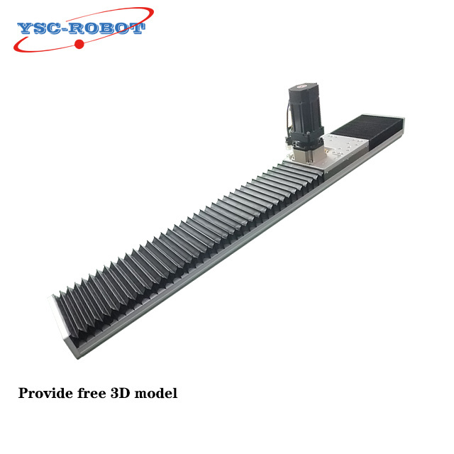 Customized Heavy Duty Long Stroke Linear Guide Rack and Pinion Drive Linear Stage CNC Actuator Linear Module with Servo Motor