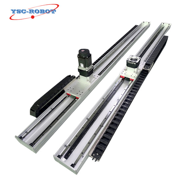 YTC series High Speed Rack Rail Linear Module Pininng Linear Actuator Cnc Slide Stage Linear Motion System Cnc Linear Module