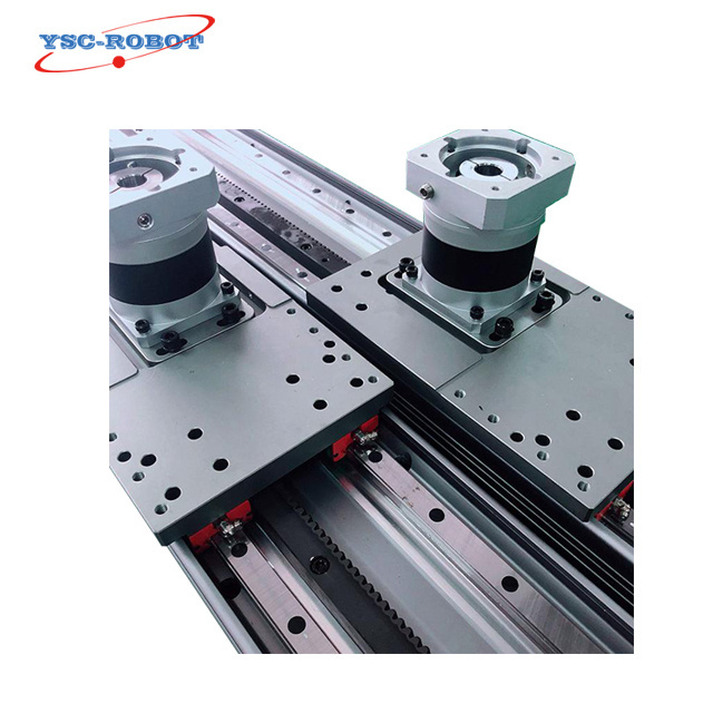 Customized Length Robot Arm Heavy Duty Rack and Pinion Drive Linear Axis Motion Rail System CNC Actuator