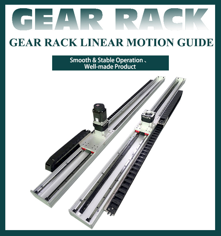 Linear Guide Rack End 3 meters high standard linear guide rack and pinion robot arm aluminum ...